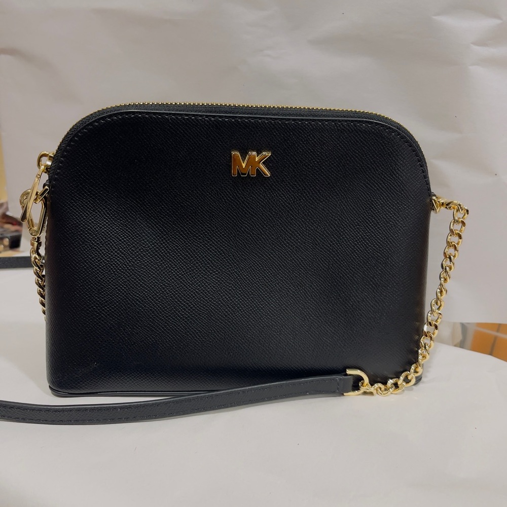 10-12” Michael Kors Leather Crossbody Handbag